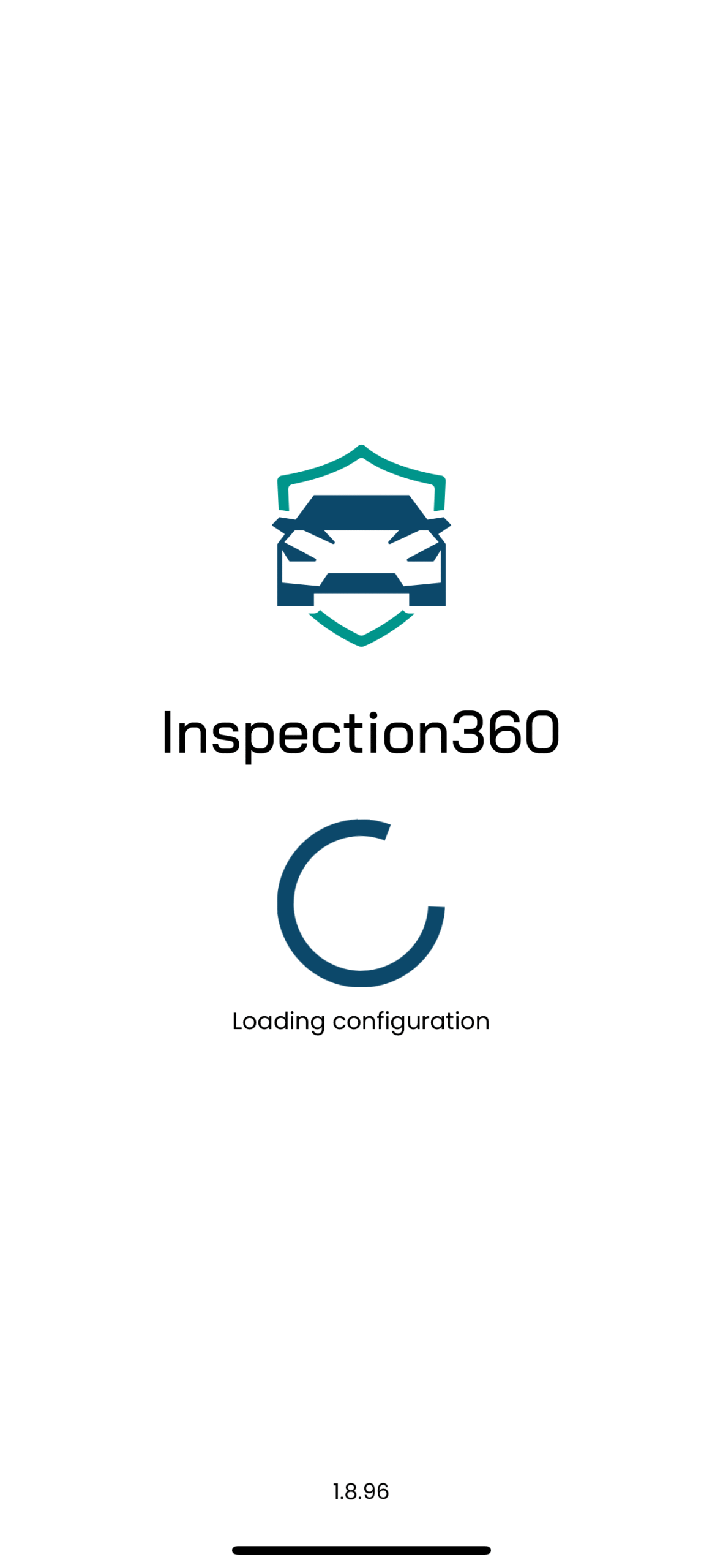 Ekran uruchamiania Inspection360